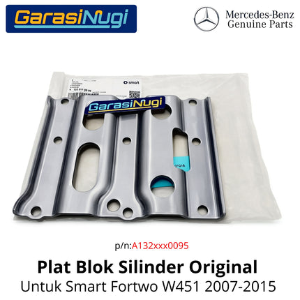 Plat Stiffener Blok Mesin Smart Fortwo W451 M132 Cover Cylinder Crankcase Engine Original 1320110095