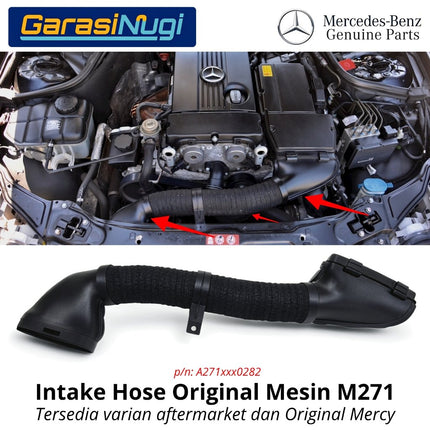 Air Intake Hose Mercedes W203 C209 Mesin M271 Selang Saluran Masuk Udara Original C180 C200 CLK200