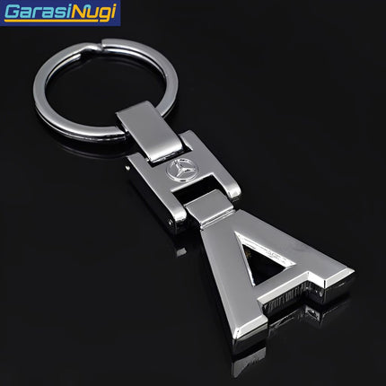 Metal Keychain For Mercedes Gantungan Kunci A B C E G R S AMG CLA CLS GLA GLE GLK ML SLK