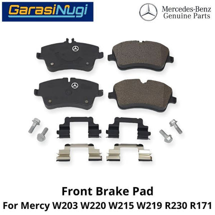 Front Brake Pads Mercy W203 W215 W219 R230 R171 Kampas Rem 0034202820 Depan C200