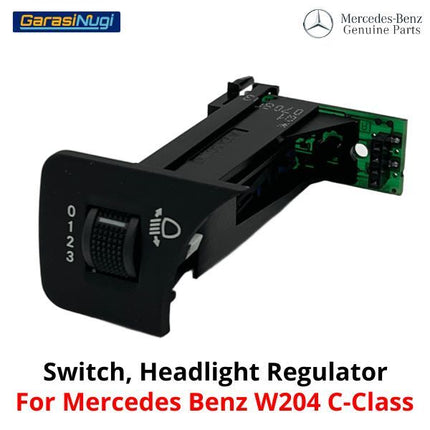 Switch For Mercedes W204 Headlight Regulator Saklar Level Cahaya C200