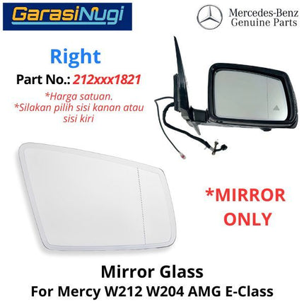 Mirror Glass Mercy W212 W204 W221 Cermin Kaca Spion Depan C200 E250 S300