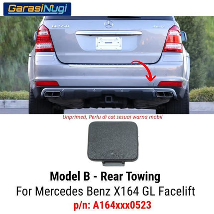 Towing Cover Mercy X164 Facelift Bumper Penutup Lubang Derek Depan GL