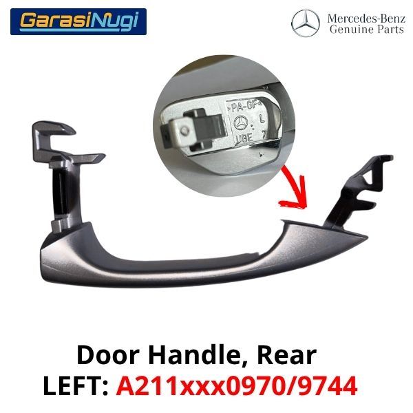 Door Handle Mercy W211 W203 Outer Rear Tarikan Pintu Belakang Luar E240 C200