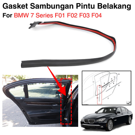 Door Seal For BMW F01 F02 F03 Gasket Karet Pintu Belakang Protection Seal 750