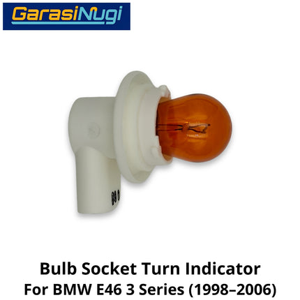 Front Turn Signal For BMW E46 Yellow Bulb Socket Soket Bohlam Kuning Lampu Sein Belakang 320 1998–2006