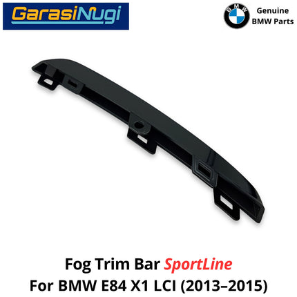 Fog Trim For BMW E84 LCI Bar Front Bumper Strip Bemper Depan Bawah X1 2013-2015