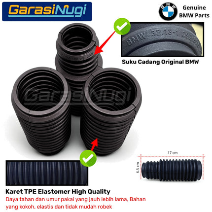 Karet Boot Rack Steer E39 E52 Original BMW Hitam Rubber Boot Front Axle 520 Z8