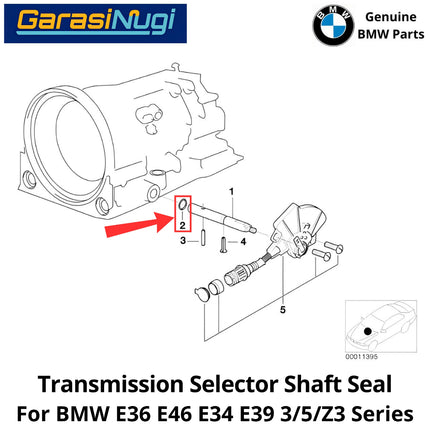 Automatic Transmission For BMW E36 E46 E34 Selector Shaft Seal Stik Matic Segel Gasket Poros Pemilih Transmisi Otomatis 320 520 Z3