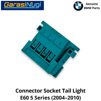 Connector Tail Light For BMW E60 Socket Soket Rumah Konektor Rangkaian Lampu Bagasi Belakang 520 2004-2010