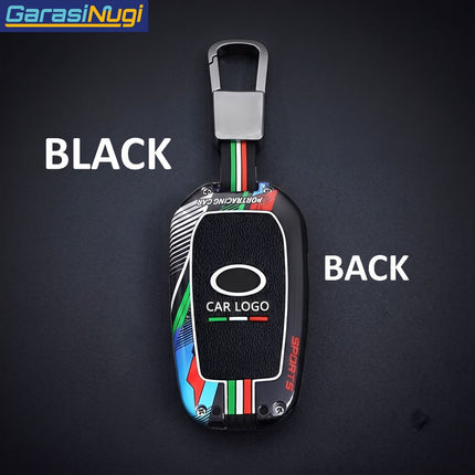 Key Case For Toyota Alphard Vellfire RAV4 Voxy Sienna Sarung Kunci Metal 5 Tombol Short Keychain