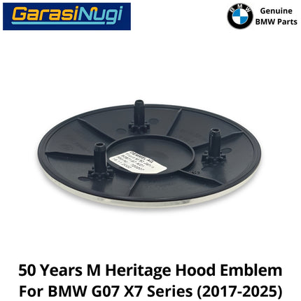 50 Years M Anniversary For BMW G07 F40 G20 F90 G30 Front Rear Emblem Logo Bagasi dan Kap Mesin X7 120 320 530