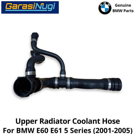 Upper Radiator For BMW E60 E61 Coolant Hose Selang Pendingin Radiator Atas 525 530 2001-2005