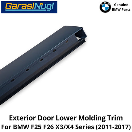 Exterior Door For BMW F25 F26 Lower Molding Trim Cover Eksterior List Penutup Pintu Bawah Depan Belakang X3 X4