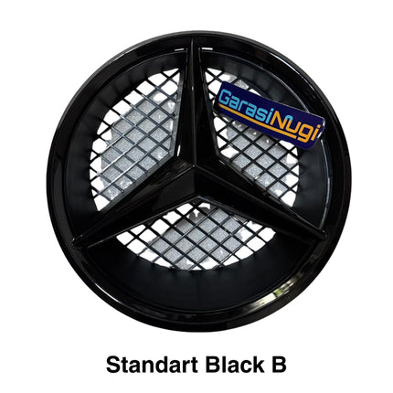 Mercedes W463 W204 W207 W245 Emblem Logo Mercy Grille Mirror Glass Front