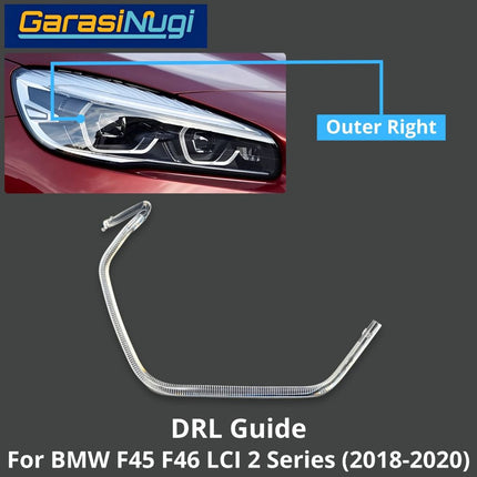 DRL Guide For BMW F45 F46 LCI Tube Angel Eyes LED Lampu Senja 220 230 2018-2020