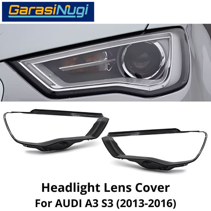 Mika Headlight AUDI A3 S3 (8V) Pre-Facelift Lens Kaca Cover Lampu Depan (2013-2016)
