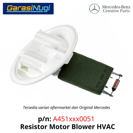 Resistor Blower AC Smart Fortwo W451 Pengatur Angin HVAC Original 2007 - 2015