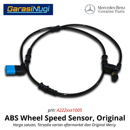 Speed Sensor ABS Mercedes W222 Detektor Kecepatan Roda Depan Front Wheel Original S300