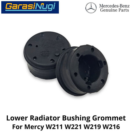 Lower Radiator Mercy W211 W221 W219 W216 Bushing Mount Grommet Dudukan Kondensor E240 S300 CLS