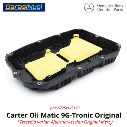 Carter Oli Transmisi Mercedes W205 W212 W222 Bak Filter Matic 9G-Tronic Original C200 E200