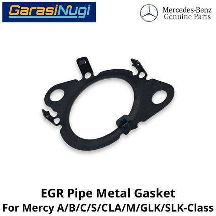 EGR Pipe Mercy W204 W212 W166 R172 Metal Gasket Logam Pipa Sirkulasi Gas Buang Mercedes C200 E200 SLK