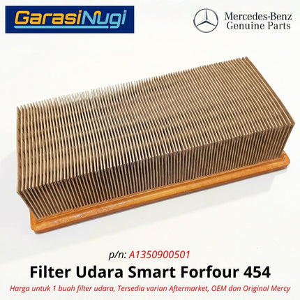 Filter Udara Smart Forfour 454 Air Filter Saringan Mesin Original 1350900501 2004 - 2006
