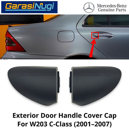 Exterior Rear Door Mercy W203 Handle Cover Cap Penutup Gagang Pintu Belakang Mercedes C200 C240 AMG