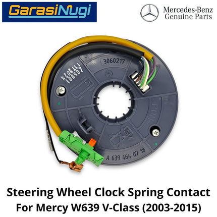 Steering Wheel Mercy W639 Clock Spring Contact Selip Pegas Jam Roda Kemudi Mercedes Vito Viano (2003-2014)