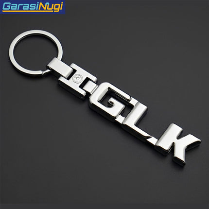 Metal Keychain For Mercedes Gantungan Kunci A B C E G R S AMG CLA CLS GLA GLE GLK ML SLK