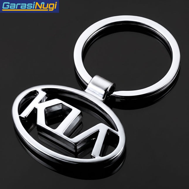 Metal Logo Keychain Compatible With Mercedes Audi Volvo Honda KIA VW