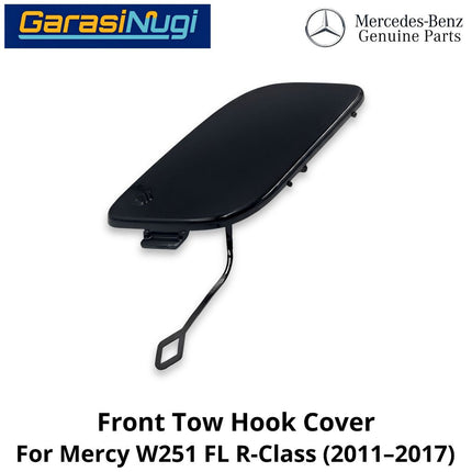 Front Bumper Mercy W251 Facelift Tow Cover Tutup Lubang Towing Bemper Depan Original Mercedes R350