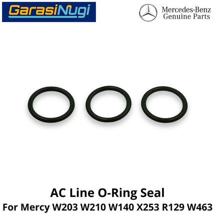 AC Line Mercy W203 W210 W140 R129 O-ring Seal Gasket Karet Saluran Pendingin Udara Mercedes C200 E230 SL