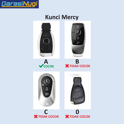 Key Case For Mercedes W212 Sarung Kunci ABS Case