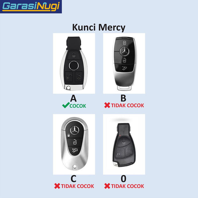 Key Case For Mercedes W212 Sarung Kunci ABS Case