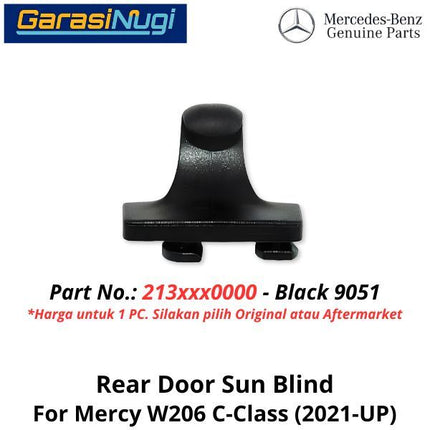 Rear Door Sun Blind Mercy W206 W213 FL Bracket Sunshade Klip Pengait Tirai Matahari Mercy C200