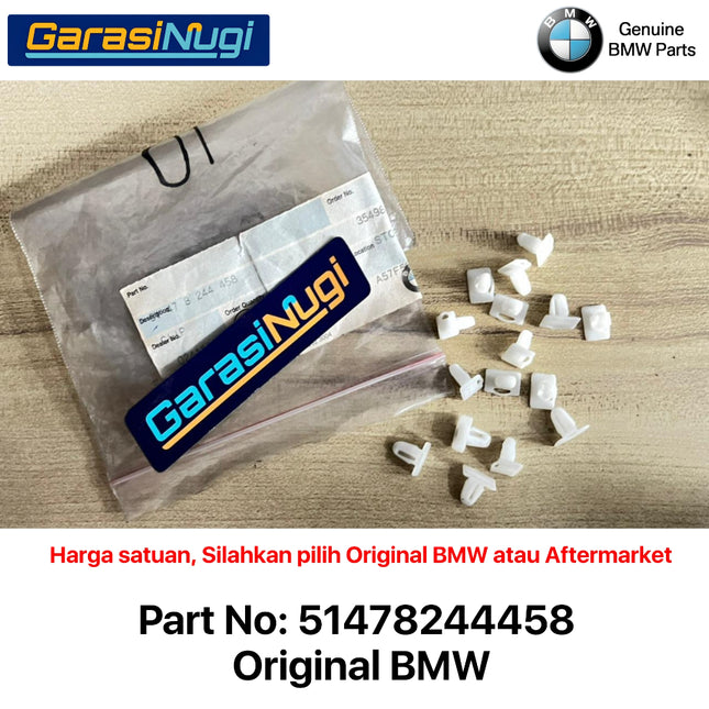 Clip Nature For BMW 51478244458 Klem Body And Floor Panel Original