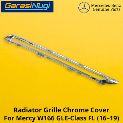Chrome Trim Mercy W166 Facelift Mounting Grille Monting Grill Bumper Depan GLE