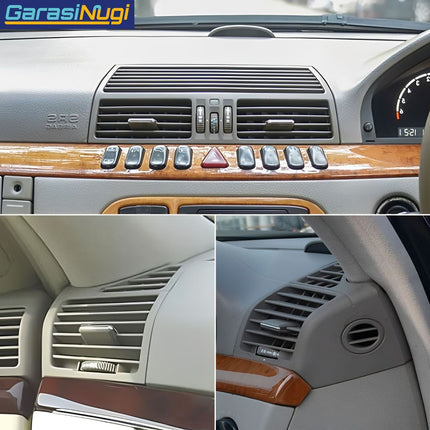 AC Vent Grille For Mercedes W220 Kisi Grill Depan 280 320 350 500