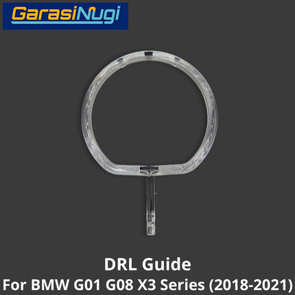 DRL Guide Tube For BMW G01 G08 Angel Eyes LED Light Lampu Senja X3 2018-2021