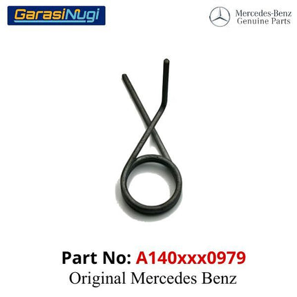 Hood Catch Spring Mercy W124 Pegas Penarik Tutup Kap Mesin Engine Pull S280