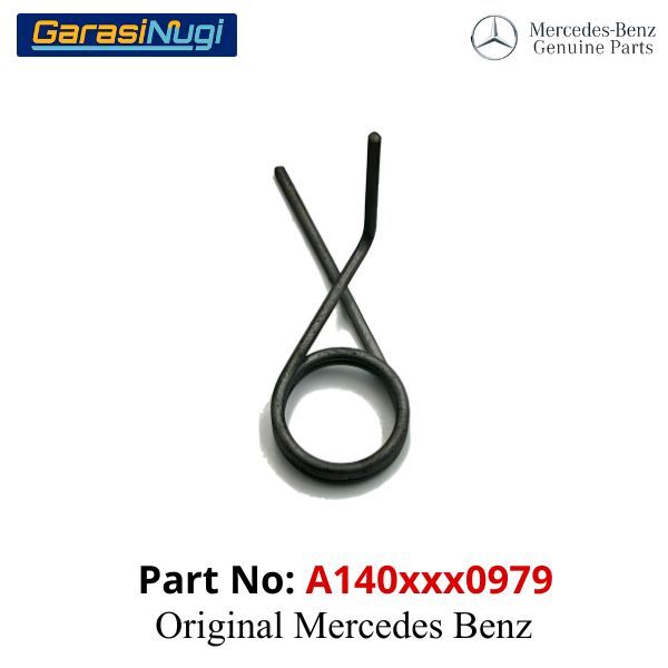 Hood Catch Spring Mercy W124 Pegas Penarik Tutup Kap Mesin Engine Pull S280