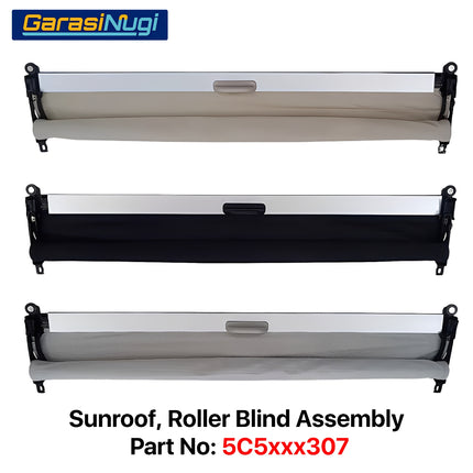 Roller Blind For Volkswagen Beetle Sunroof Curtain Assembly Tirai Penutup 2012 - 2019