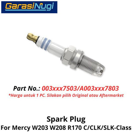Spark Plug Mercy W203 W208 R170 Busi Original A0031597803 C200 E230 CLK