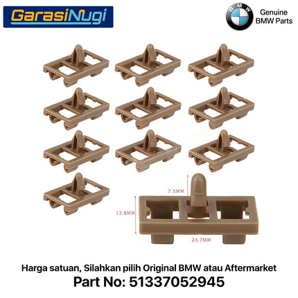 Clip Lower Door Shield For BMW E53 Klem Segel Pintu Bawah 51337052945 Original X5