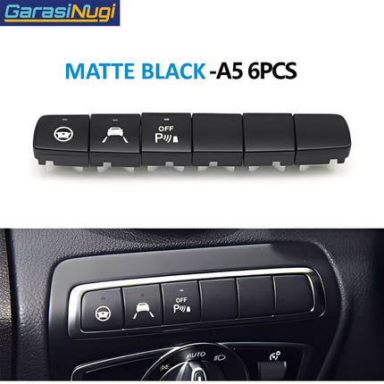 Function Buttons For Mercedes W205 X253 W447 W213 Tombol Panel Kontrol Dashboard GLC C200 E200 Vito