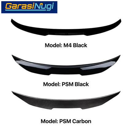 Ducktail Spoiler For BMW F10 Trunk Tail Wing Black Gloss 523 2010-2017