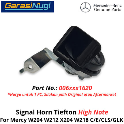 Horn Signal Mercy W204 W212 X204 W218 Fanfare High Note Terompet Klakson C200 E200 CLS GLK