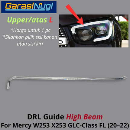Sein DRL Guide Mercy W253 Facelift High Beam LED Eyebrow Light Lampu Alis Mercedes GLC 20-22