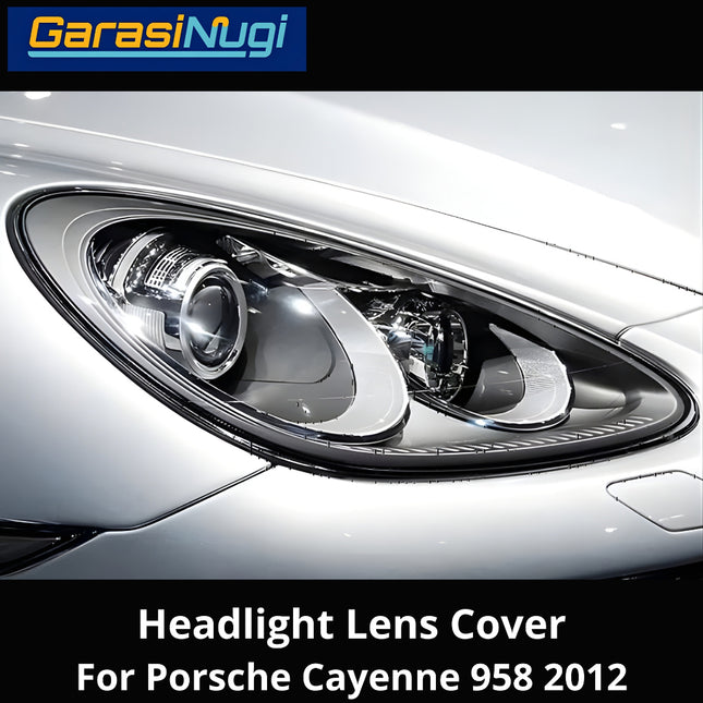 Mika Headlight 958 Porsche Cayenne Lens Kaca Cover Lampu Depan 12-14